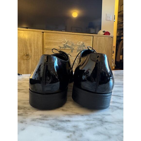 Giorgio Armani Black Patent-leather Derby shoes - Picture 5 of 8